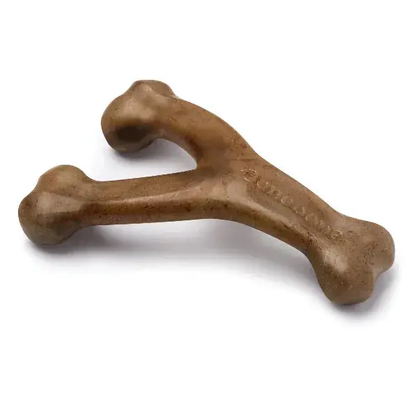 Benebone Bacon Wishbone Dog Chew Toy 1