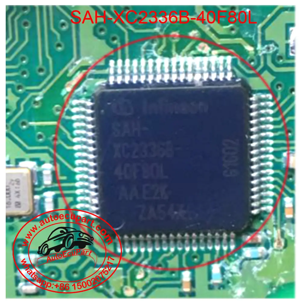 5Pcs Infineon Sah Xc2336b 40F80l Automotive Microcontroller Ic Cpu 1