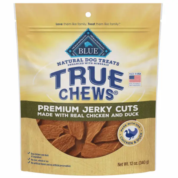 Blue Buffalo True Chews Premium Jerky Cuts Natural Dog Treats, Duck 1