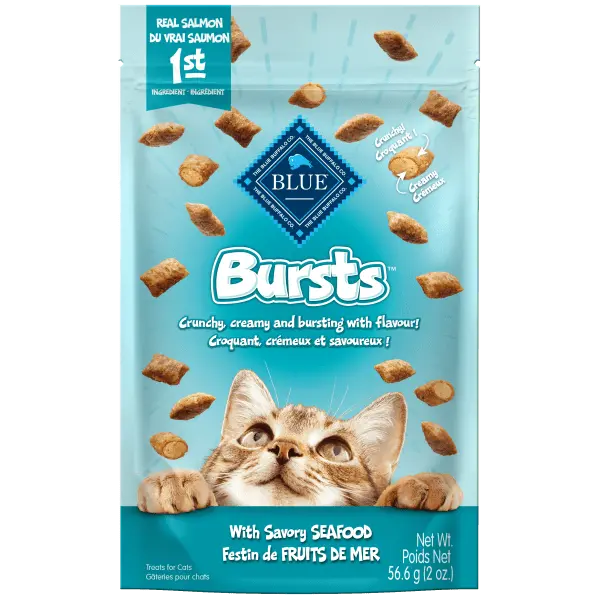 Blue Bursts Cat Treats; Savory Seafood 1