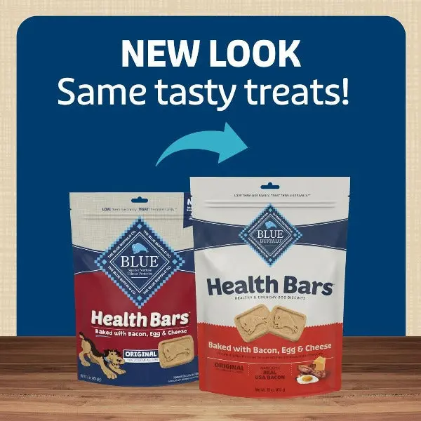 Blue Health Bars Natural Crunchy Dog Treats Biscuits; Bacon, Egg & Cheese 2