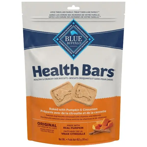 Blue Health Bars Natural Crunchy Dog Treats Biscuits; Pumpkin & Cinnamon, 16Oz 1