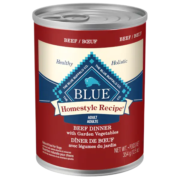 Blue Homestyle Recipe Beef Dinner Canned Dog Food 1