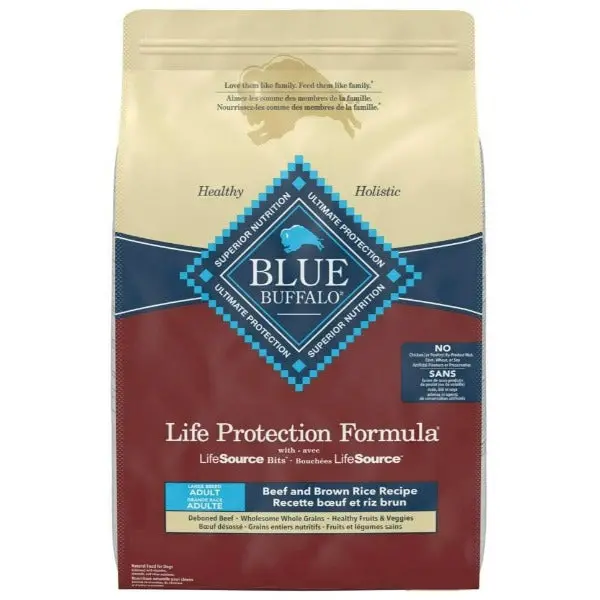 Blue Life Protection Formula Large Breed Beef & Brown Rice Recipe Dry Dog Food, 26Lb 1