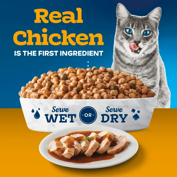 Blue Tastefuls Gravy Chicken & Brown Rice Recipe Dry Cat Food, 7Lb 2