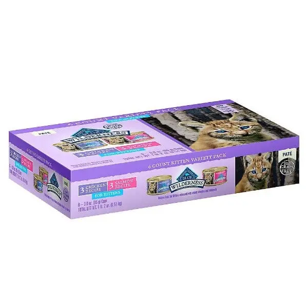 Blue Wilderness Canned Kitten Food Variety Pack 1