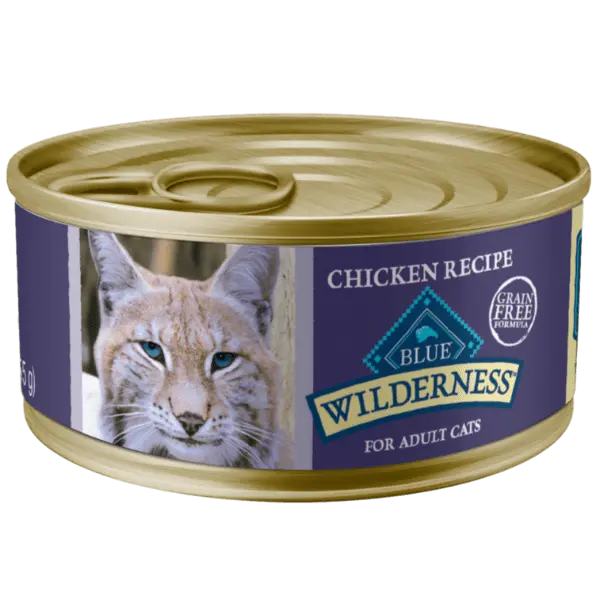 Blue Wilderness Grain Free Chicken Recipe Canned Cat Food 1
