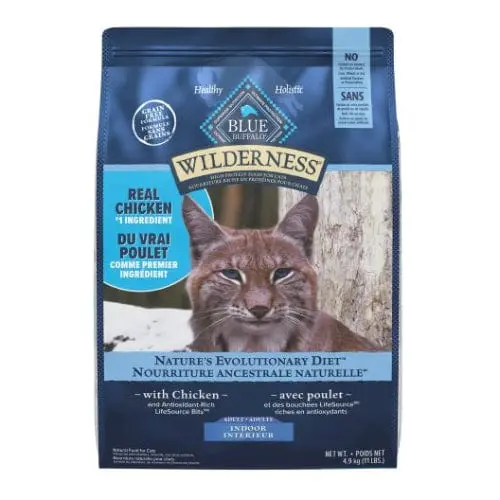 Blue Wilderness Grain Free Indoor Chicken Recipe Dry Cat Food 2