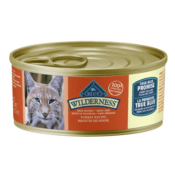 Blue Wilderness Grain Free Turkey Recipe Canned Cat Food 1