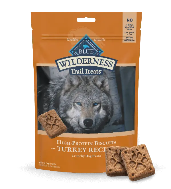 Blue Wilderness Trail Treats Grain Free Biscuits; Turkey Recipe 1