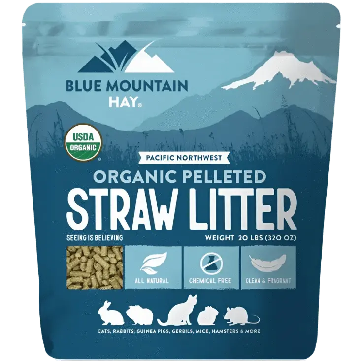 Blue Mountain Hay Organic Wheat Straw Litter 1
