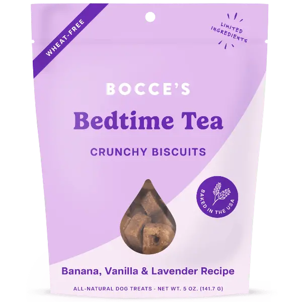 Bocce's Bedtime Tea Crunchy Dog Biscuits 1
