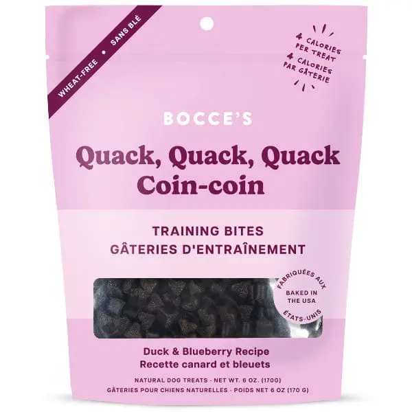Bocce's Quack, Quack, Quack Training Bites Dog Treats 1