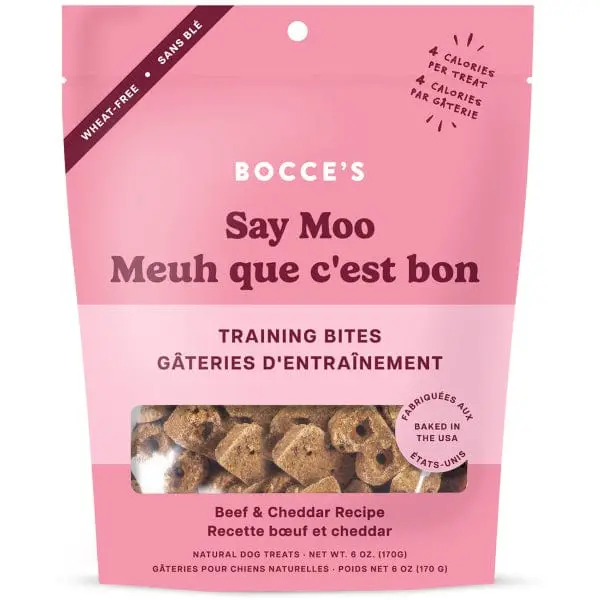 Bocce's Say Moo Soft & Chewy Dog Treats 1