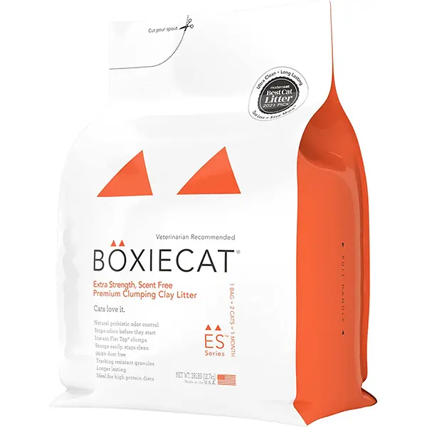 Boxiecat Extra Strength Scent-Free Premium Clumping Clay Cat Litter, 28Lb 1
