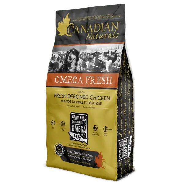 Canadian Naturals Omega Fresh Deboned Chicken Recipe Dry Dog Food 1