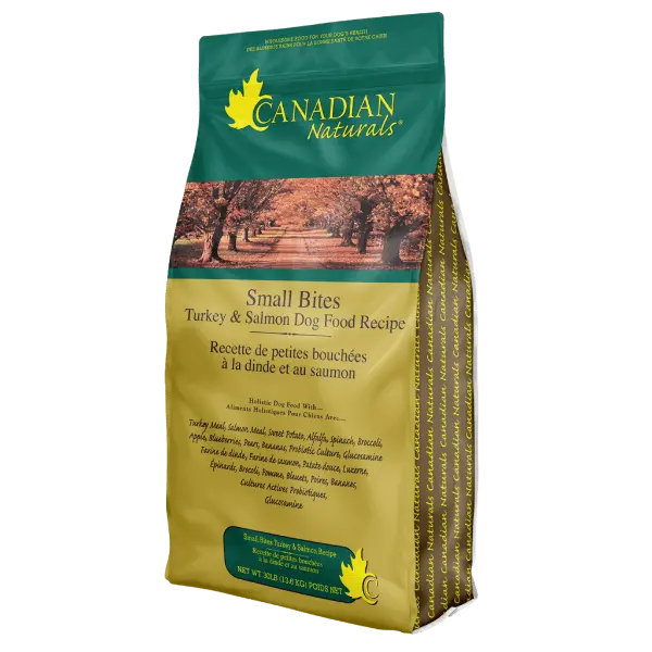Canadian Naturals Small Bites Turkey & Salmon Dry Dog Food, 5Lb 1