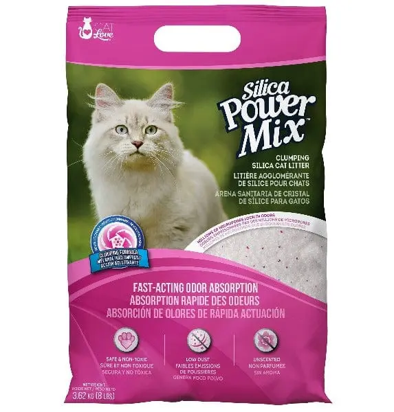 Cat Love Silica Power Mix Litter, 3.62Kg 1