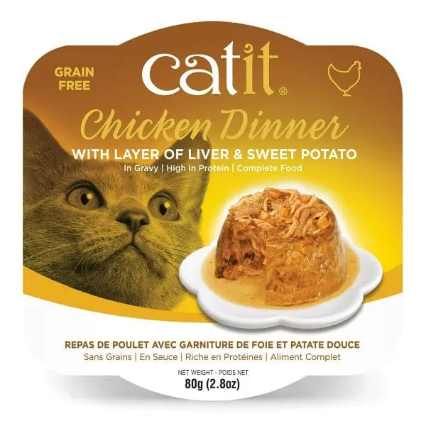 Catit Chicken Dinner With Liver & Sweet Potato Wet Cat Food 1