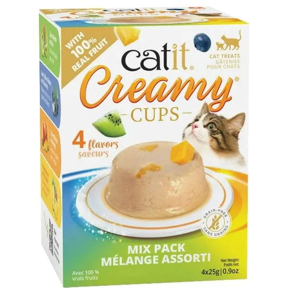 Catit Creamy Cups - Variety Pack Cat Treat 1