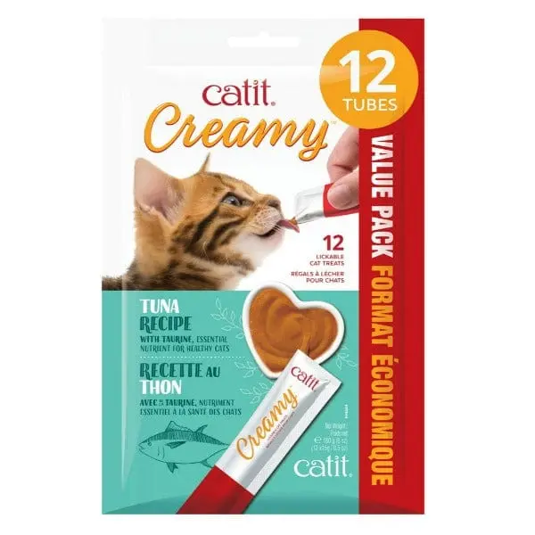 Catit Creamy Lickable Tuna Recipe Cat Treats 2
