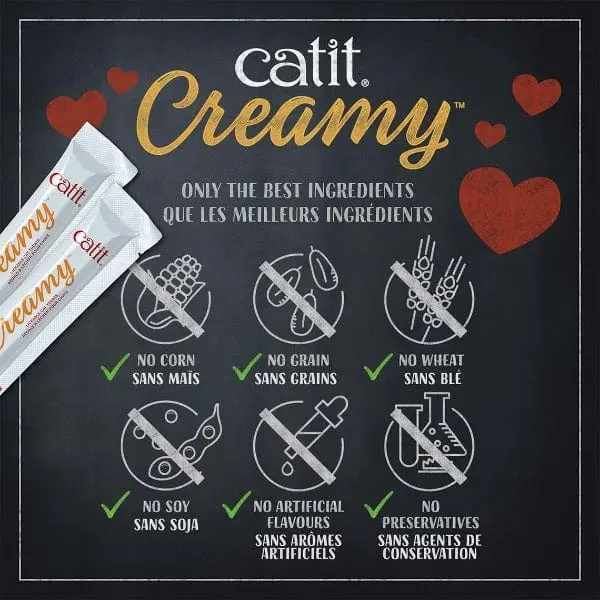 Catit Creamy Lickable Tuna Recipe Cat Treats 2
