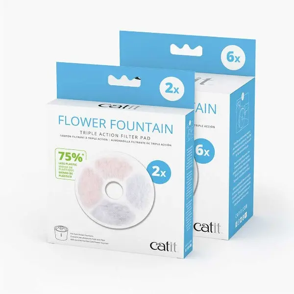 Catit Flower Fountain Triple Action Filter Pads 1