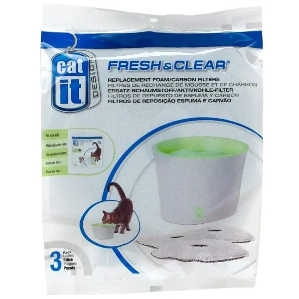 Catit Fresh & Clear Replacement Foam/Carbon Filters 1