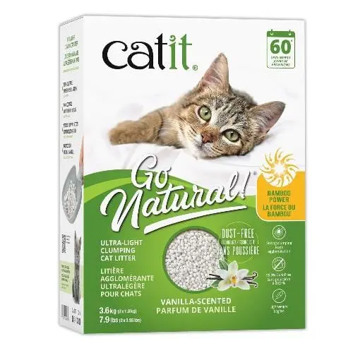 Catit Go Natural! Ultra-Light Clumping Bamboo Cat Litter 1