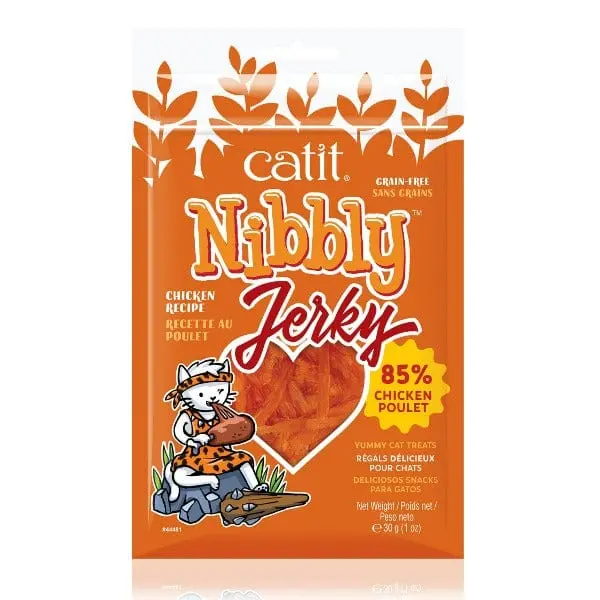Catit Nibbly Jerky Chicken Recipe Cat Treats 1