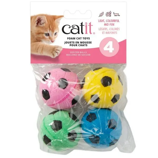 Catit Foam Soccer Balls Cat Toy 1