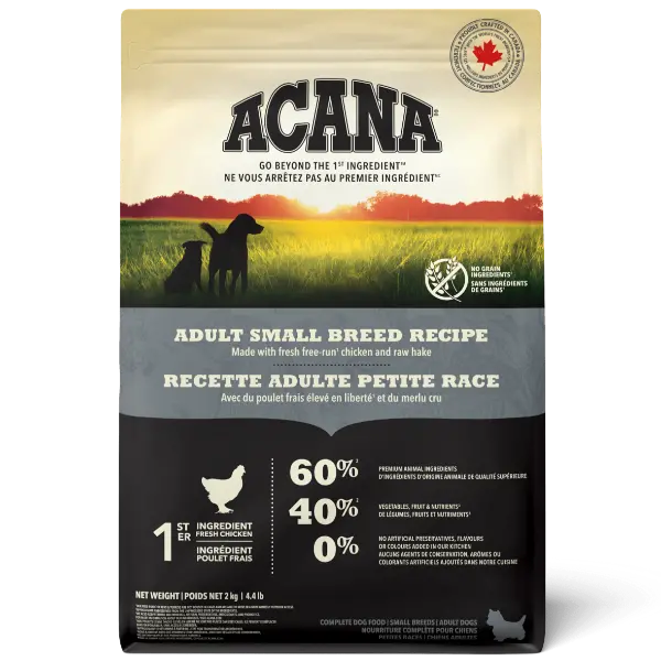 Acana Adult Small Breed Recipe Dry Dog Food 1