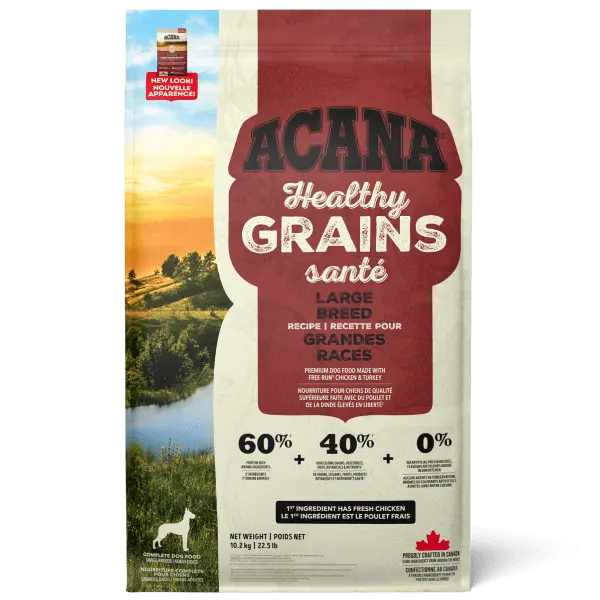 Acana Healthy Grains Large Breed Recipe Dry Dog Food, 10.2Kg 1