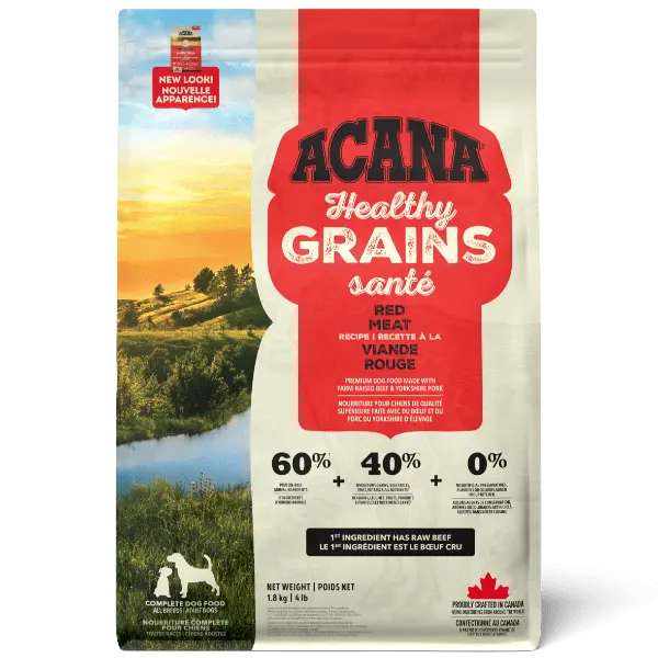 Acana Healthy Grains Red Meat Recipe Dry Dog Food 1