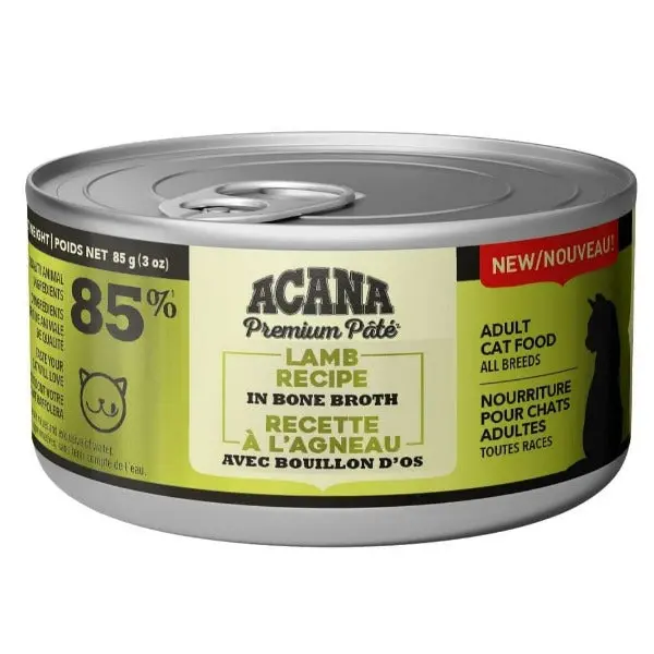 Acana Premium Pate Lamb Recipe Canned Cat Food 1