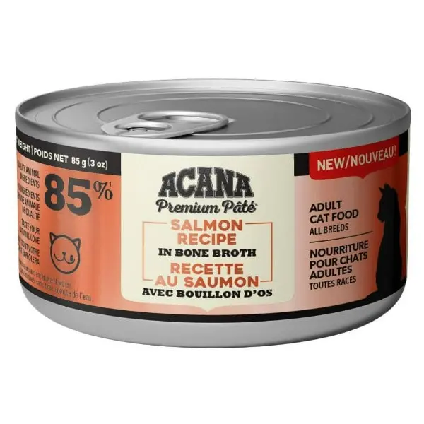 Acana Premium Pate Salmon Recipe Canned Cat Food 1