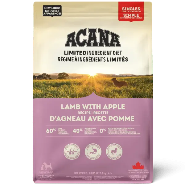 Acana Singles Lamb With Apple Recipe Dry Dog Food 1