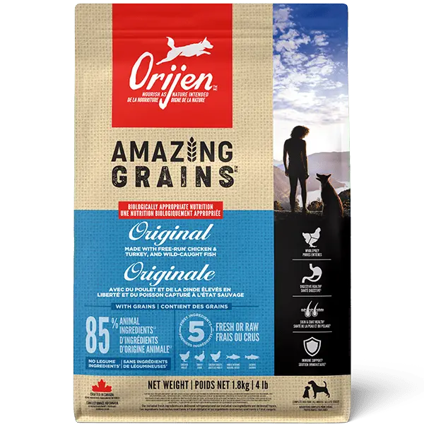 Orijen Amazing Grains Original Dry Dog Food 1