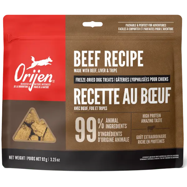 Orijen Beef Recipe Freeze-Dried Dog Treats 1