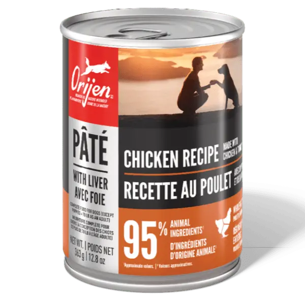 Orijen Chicken Recipe Pate With Liver Canned Dog Food 1