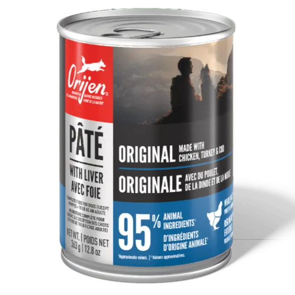Orijen Original Pate With Liver Canned Dog Food 1