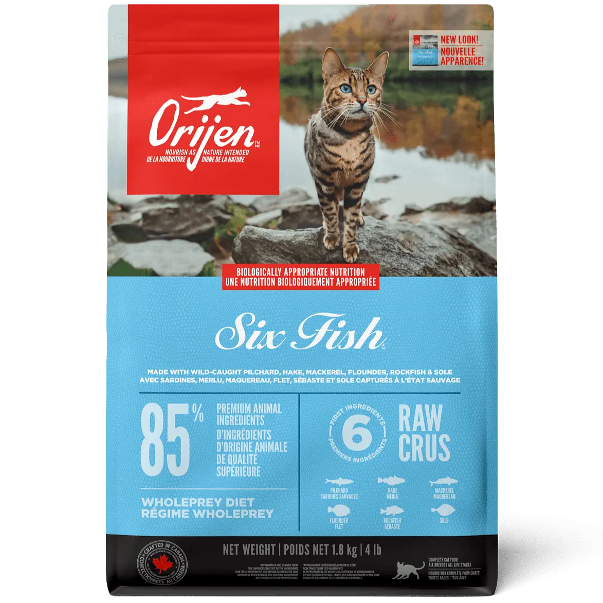 Orijen Six Fish Dry Cat Food 1