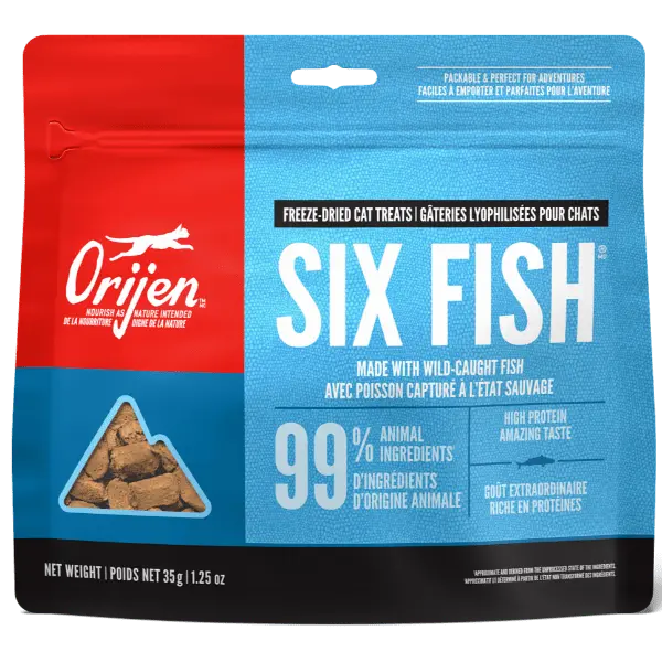 Orijen Six Fish Freeze-Dried Cat Treats 1