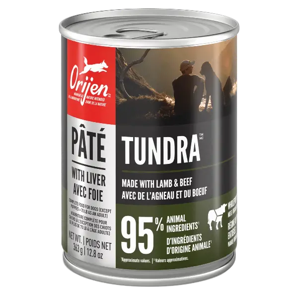 Orijen Tundra Pate With Liver Canned Dog Food 1