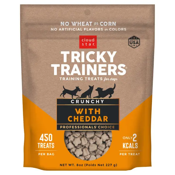 Cloud Star Tricky Trainers With Cheddar Crunchy Dog Treats 1