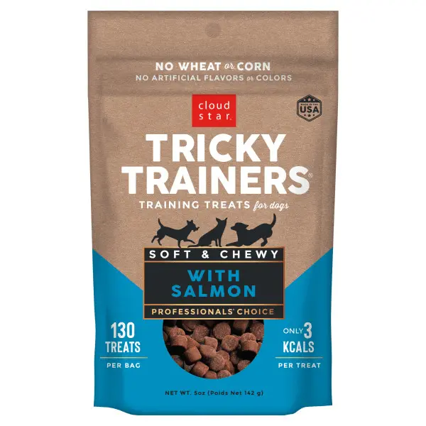 Cloud Star Tricky Trainers With Salmon Soft & Chewy Dog Treats 1