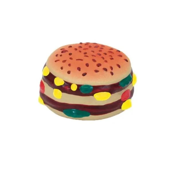 Rascals Latex Hamburger Dog Toy 1