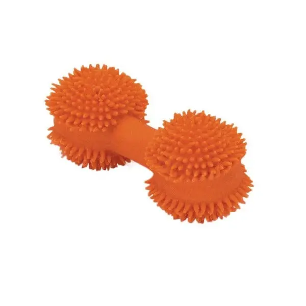 Rascals Latex Mini Spiny Dumbbell Dog Toy 1
