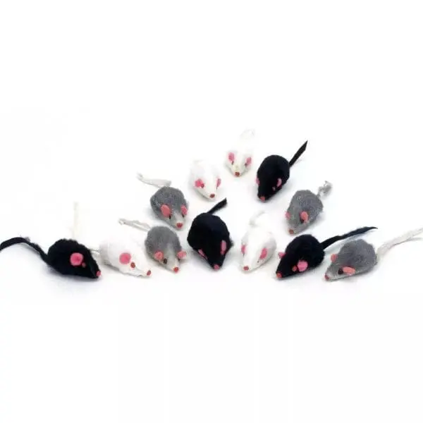 Turbo Mice Cat Toys Assorted 12-Pack 1