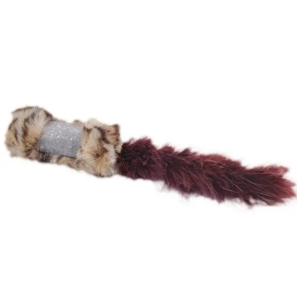 Turbo Catnip Belly Critters Cat Toys; Squirrel Tail 1